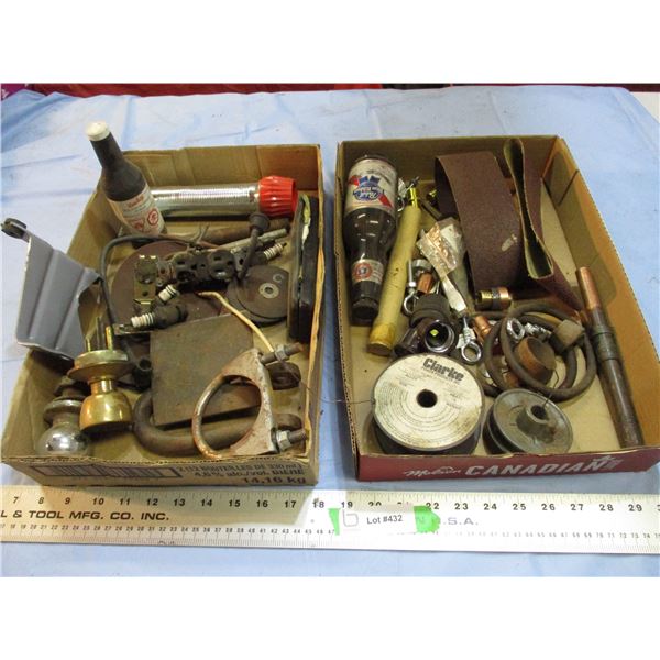 Flux Core Wire, Sanding belts, disc, misc