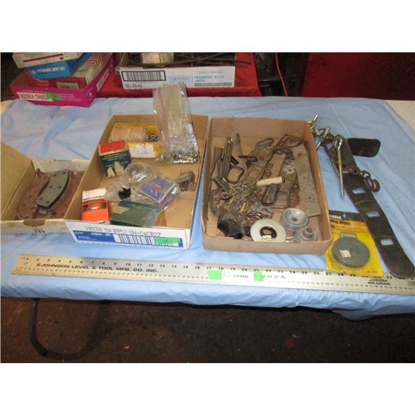 grinding wheel, auto parts, small hinges, misc