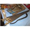 Image 4 : hand saws, pump handle, misc