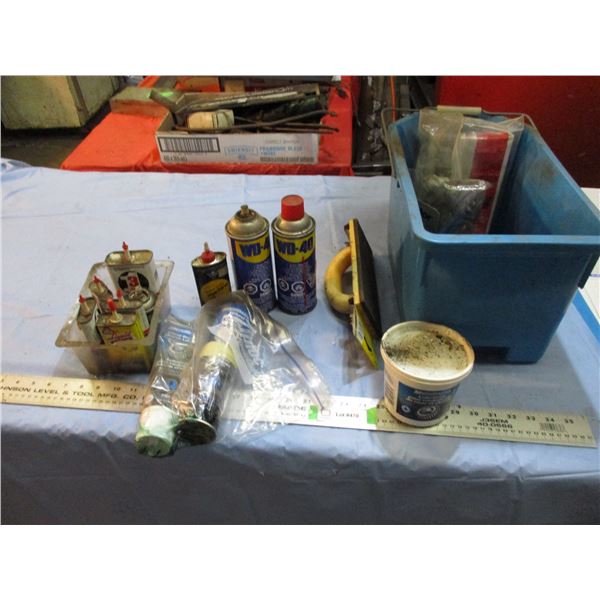 3 in 1 oil, WD40, wheel bearing, grease, misc