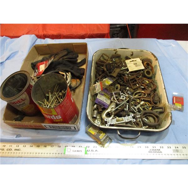 buckles, screws, misc