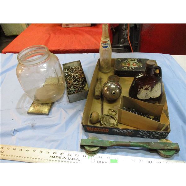 washline spacer, screws, misc