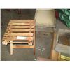Image 2 : vintage wooden chair, 3 shelves, organizer, spoon rack (broken glass)