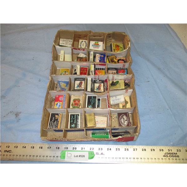 vintage matchbooks with matches