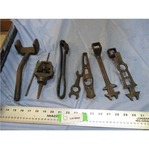 vintage hand tools - specialized wrenches