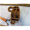 Image 3 : block pulley, cane, handle