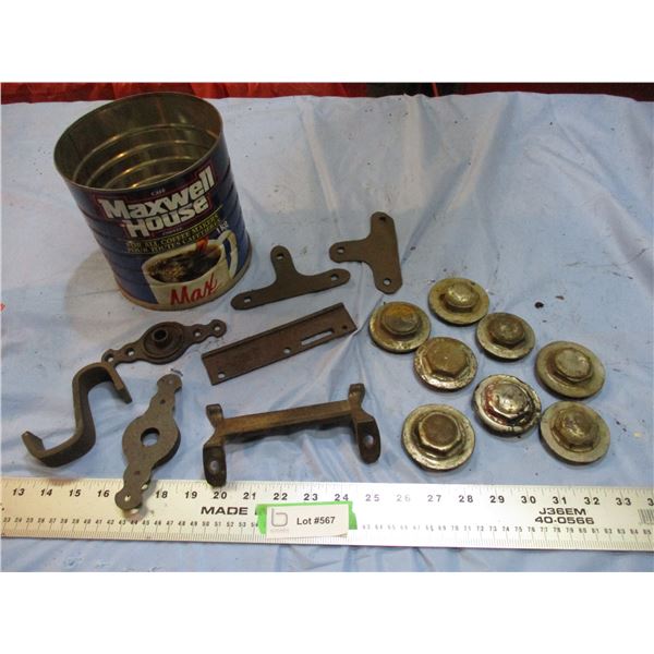 2X The Money - vintage buggy center cap grease cups + other buggy parts