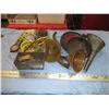 Image 1 : cistern pump handle, wheel, funnels, misc