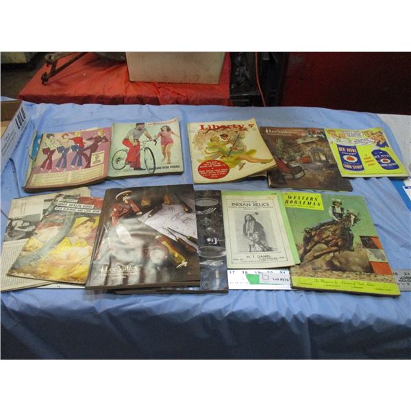vintage magazines, catalogues, misc