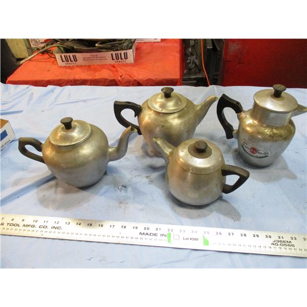 vintage aluminum kettles - super health brand