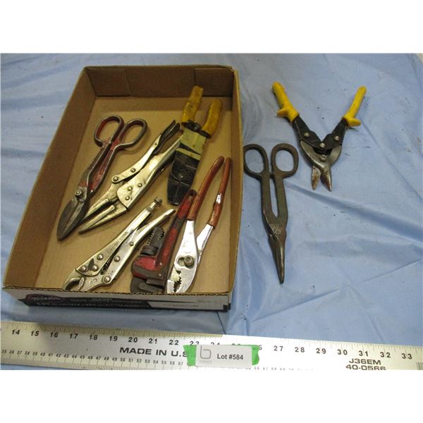 vice grips, snips, misc