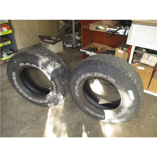 235-75-15 Tires (2) roughrider radial