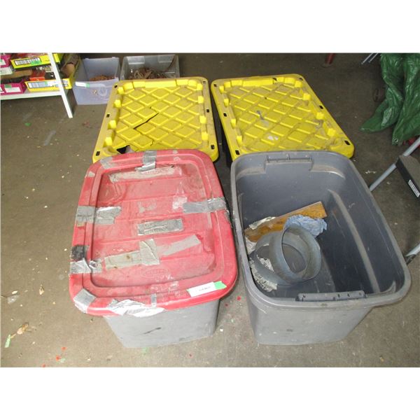 2X The Money - 4 plastic tubs