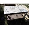 Image 3 : work table wooden top 37x22x28H