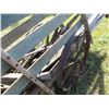 Image 2 : 2 wheel vintage livestock rack cart - 11ft 2"x32"