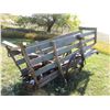 Image 3 : 2 wheel vintage livestock rack cart - 11ft 2"x32"