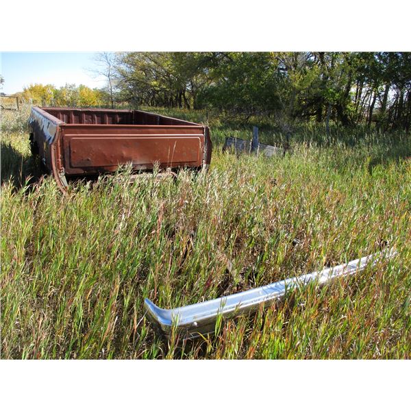 70-80's truck frame, box, hood, bumper