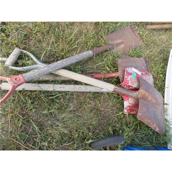 Five Vintage Shovels