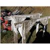 Image 1 : Pair of wooden sawhorses