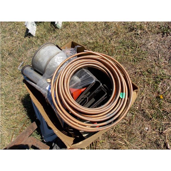 Roll of Copper Wire + misc parts