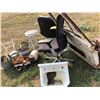 Image 1 : Ford 1953 Truck Door with 2 office chairs, misc parts
