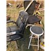 Image 4 : Ford 1953 Truck Door with 2 office chairs, misc parts
