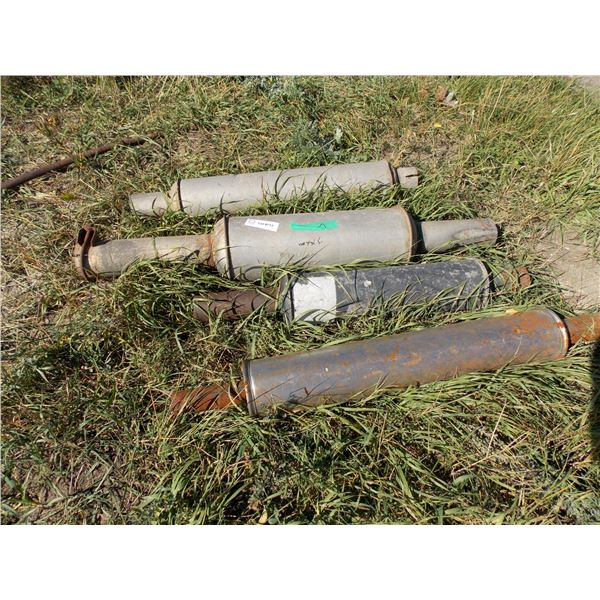 Four Tractor Mufflers