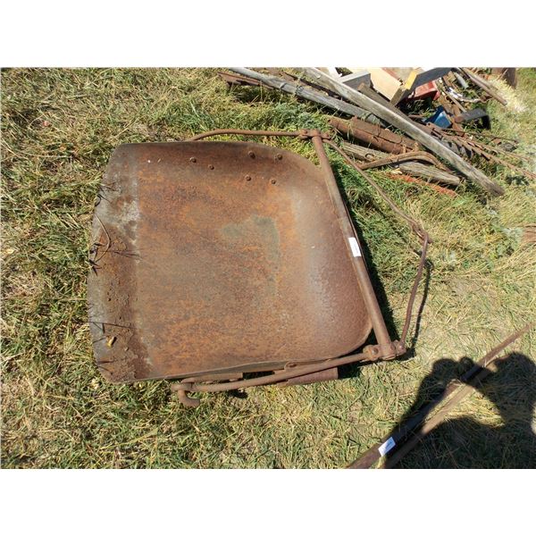 Small Vintage Cast Iron Bucket Scoop