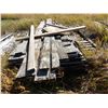 Image 6 : Three Piles of x90 Wooden siding and misc lumber