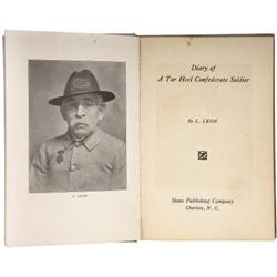 L. Leon. Diary of a Tar Heel Confederate Soldier