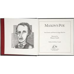 [Edgar Allan Poe]. Maxon's Poe