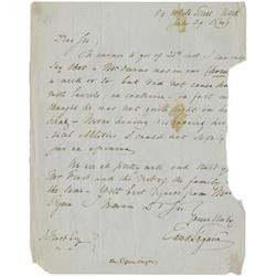 19th Century Opera Singer Edwin Seguin ALS