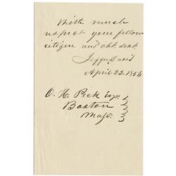 Jefferson Davis ANS as Secretary of War