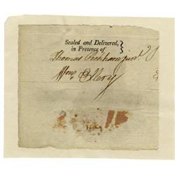 William Ellery, Declaration Signer Signature
