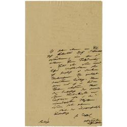 Philosopher Wilhelm von Humboldt ALS