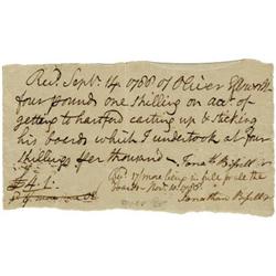 Document Relating to Oliver Ellsworth