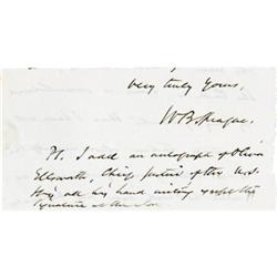 Autograph Collector William B. Sprague Sig