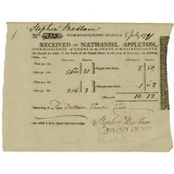 Revolutionary War Gen Stephen Badlam DS