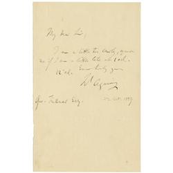 Swiss-American Zoologist Louis Agassiz ALS