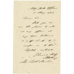 Caleb Cushing ALS as Attorney General