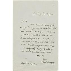 John P. Kennedy, Sec of the Navy ALS