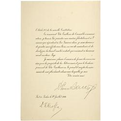 Edvard Benes, President of Czechoslovakia DS