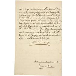 Wilhelmina, Queen of the Netherlands, DS