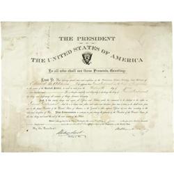 William McKinley Signed Military Appointment
