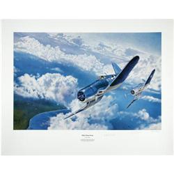 Troy White Signed Print, "Black Sheep Sweepâ€,