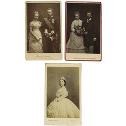 Austrian and Belgian Royalty Lot of 3 CDVs