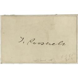 Theodore Roosevelt Signature