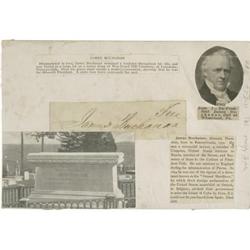 James Buchanan Clipped Signature