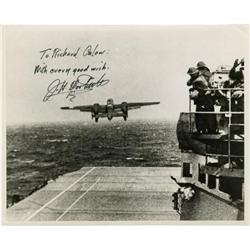 Photograph of B-25 Signed by J.H. Doolittle.