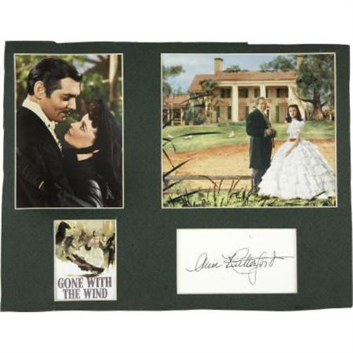 Ann Rutherford Signature.